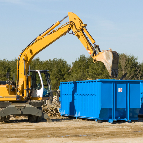 what happens if the residential dumpster is damaged or stolen during rental in Mayer AZ